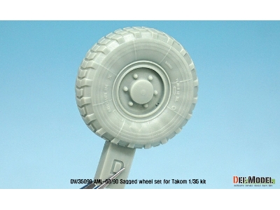 Franch Aml-60/90 Sagged Wheel Set (For Takom 1/35) - image 7