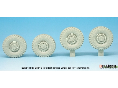 Us Matv M-pro Dash Sagged Wheel Set ( For Panda 1/35) - image 3