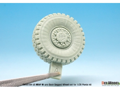 Us Matv M-pro Dash Sagged Wheel Set ( For Panda 1/35) - image 7