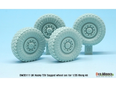 Uk Husky Tsv Sagged Wheel Set ( For Meng 1/35) - image 5