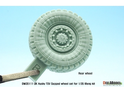 Uk Husky Tsv Sagged Wheel Set ( For Meng 1/35) - image 7