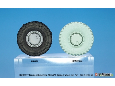 Russian Vpk-7829 Bumerang Apc Sagged Wheel Set ( For Zvezda 1/35) - image 7