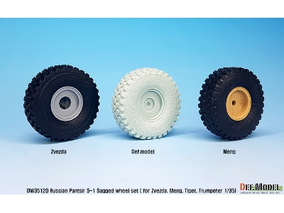 Russian Pantsir S-1 Sagged Wheel Set ( For Zvezda/Meng/Trumpeter 1/35) - image 11