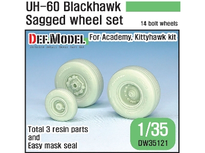 Us Uh-60 Blackhawk Wheel Set - image 1