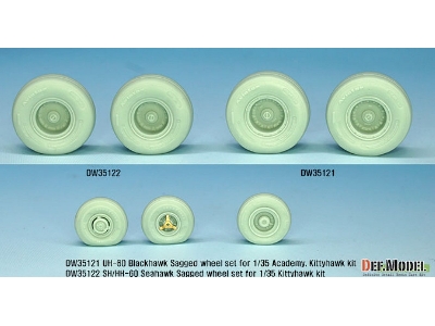 Us Uh-60 Blackhawk Wheel Set - image 7