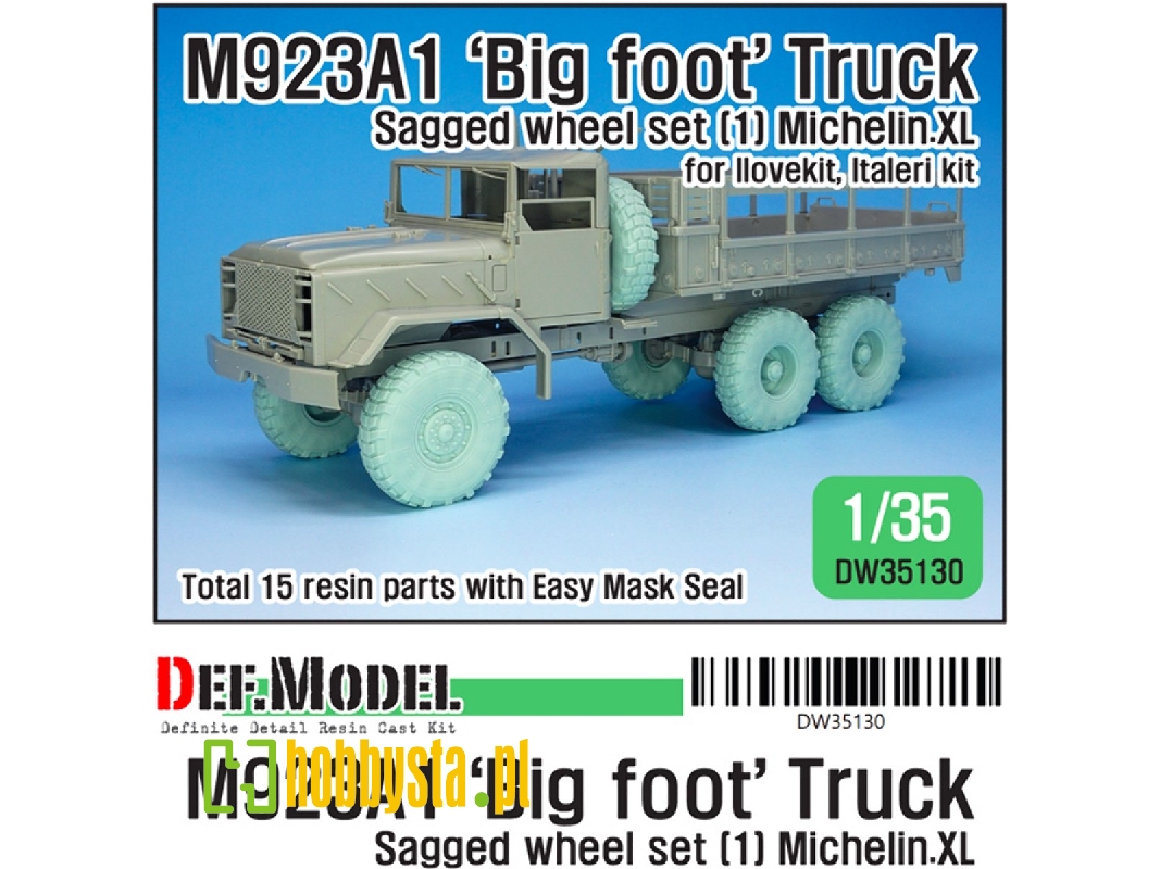 M923a1 Big Foot Truck Mich. Xl Sagged Wheel Set - image 1