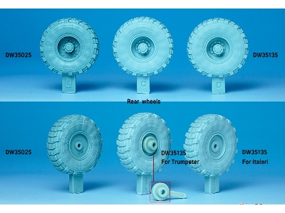 Us M977 Hemtt Truck Mich.Xl 1990 Sagged Wheel Set - image 13