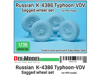 Russian K-4386 Typhoon-vdv Sagged Set - Michelin - image 1