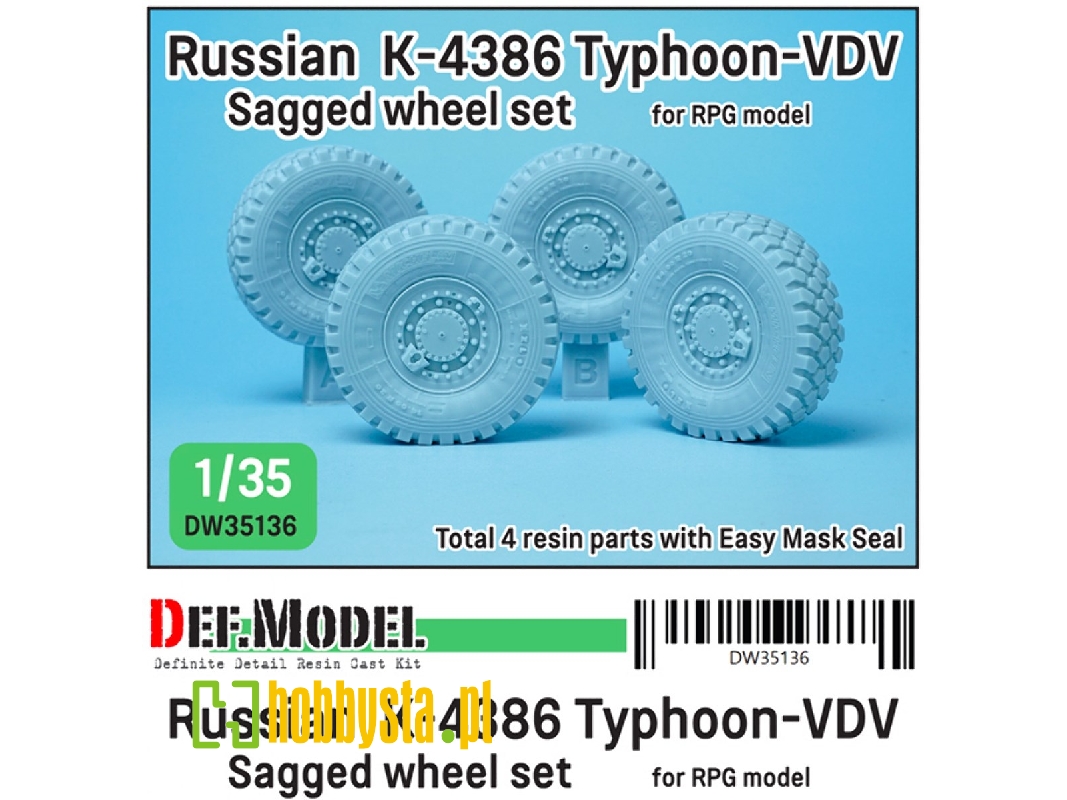 Russian K-4386 Typhoon-vdv Sagged Set - Michelin - image 1