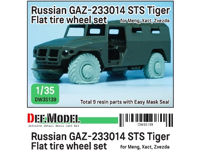 Russian Gaz-tiger Flat Tire Set - image 1