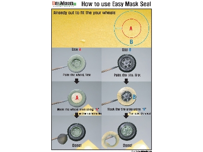 Us M1025/M1114 Hmmwv Mt Sagged Wheel Set (For Tamiya, Academy, Bronco Kit) - image 9