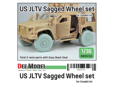 Us Jltv Sagged Wheel Set (For Ilk) - image 1