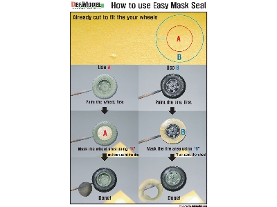 R.O.K K311a1 (Km450) - Sagged Wheel Set (For Academy) - image 11