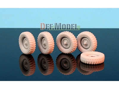 Schwimmwagen Wide Tire(Continental)-sagged (For Tamiya 1/48) - image 3