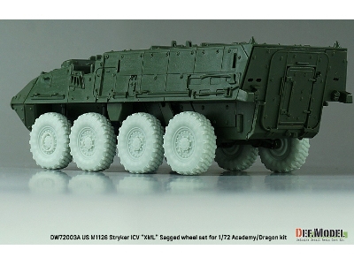 Us M1126 Stryker Icv Xml - Sagged Wheel Set (For Academy/Dragon) - image 7