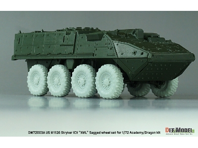 Us M1126 Stryker Icv Xml - Sagged Wheel Set (For Academy/Dragon) - image 8