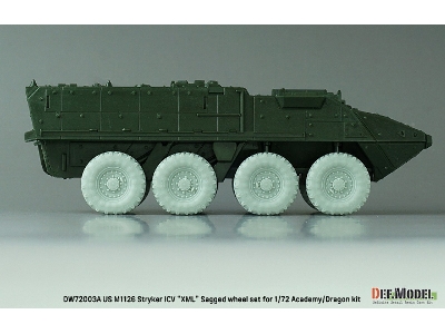 Us M1126 Stryker Icv Xml - Sagged Wheel Set (For Academy/Dragon) - image 9