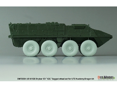 Us M1126 Stryker Icv Xzl - Sagged Wheel Set (For Academy/Dragon) - image 9
