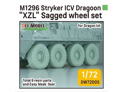 M1296 Stryker Icv Dragoon Xzl - Sagged Wheel Set (For Dragon) - image 1