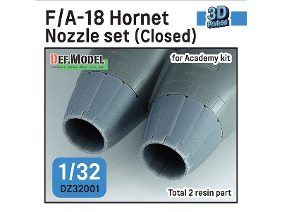 F/A-18a/B/C/D Hornet Exhaust Nozzle Set - Closed (For Academy) Setp.2022 - image 1