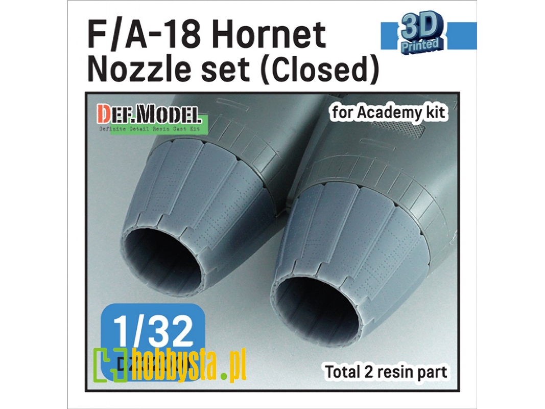 F/A-18a/B/C/D Hornet Exhaust Nozzle Set - Closed (For Academy) Setp.2022 - image 1