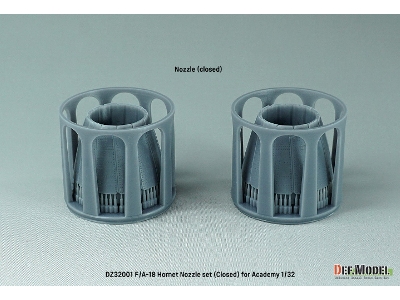 F/A-18a/B/C/D Hornet Exhaust Nozzle Set - Closed (For Academy) Setp.2022 - image 2