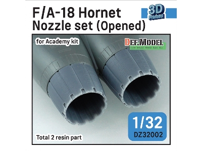 F/A-18a/B/C/D Hornet Exhaust Nozzle Set - Opened (For Academy) Setp.2022 - image 1