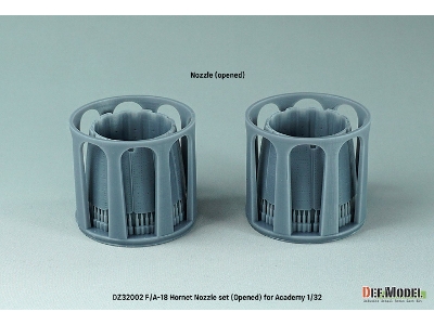 F/A-18a/B/C/D Hornet Exhaust Nozzle Set - Opened (For Academy) Setp.2022 - image 2