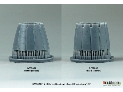 F/A-18a/B/C/D Hornet Exhaust Nozzle Set - Opened (For Academy) Setp.2022 - image 4