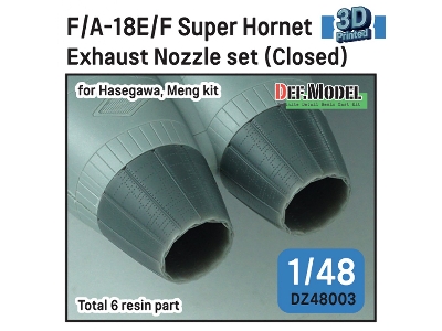 F/A-18e/F Super Hornet Nozzle Set - Closed - image 1