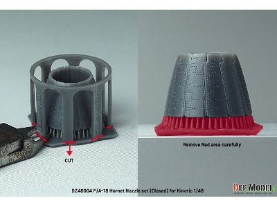 F/A-18a/B Hornet Nozzle Set - Closed - image 5