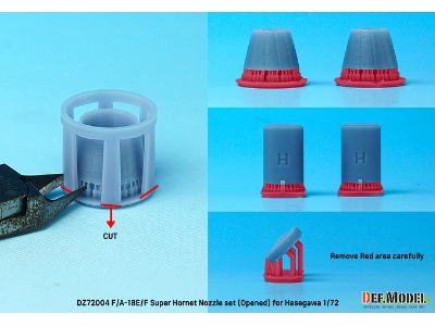 F/A-18e/F/G Super Hornet Exhaust Nozzle Set - Opened - image 6