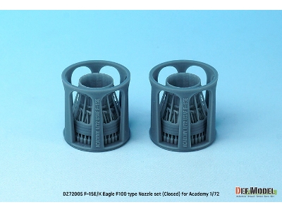 F-15e/K Eagle F100 Type Nozzle Set - Closed (For Academy) Sept.2022 - image 2