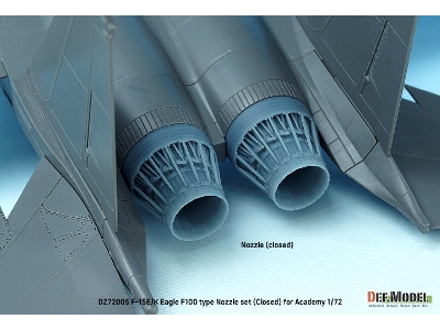 F-15e/K Eagle F100 Type Nozzle Set - Closed (For Academy) Sept.2022 - image 3