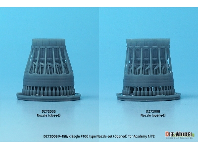 F-15e/K Eagle F100 Type Nozzle Set - Closed (For Academy) Sept.2022 - image 4