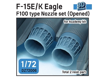 F-15e/K Eagle F100 Type Nozzle Set - Opened (For Academy) Sept.2022 - image 1