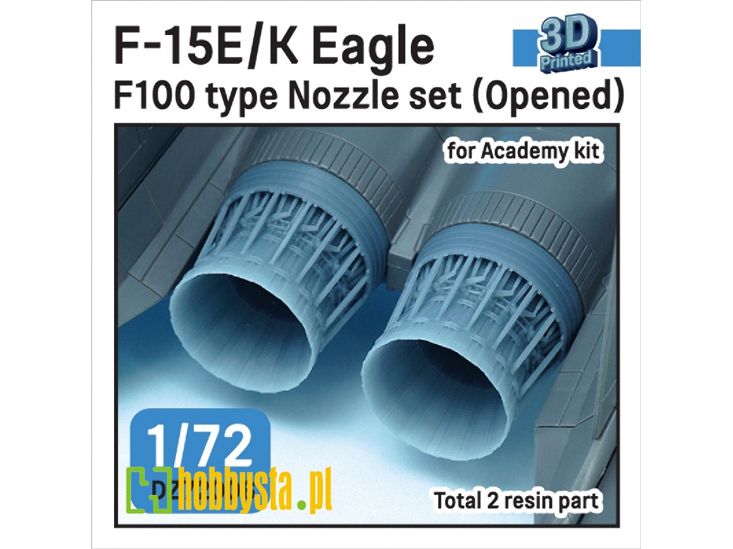 F-15e/K Eagle F100 Type Nozzle Set - Opened (For Academy) Sept.2022 - image 1