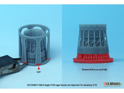 F-15e/K Eagle F100 Type Nozzle Set - Opened (For Academy) Sept.2022 - image 5