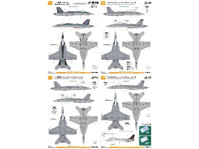 F/A-18e/F Super Hornet Decal Set - Movie Collection No.6 (For Revell F-18e/F) - image 4