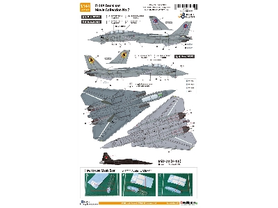 F-14a Tomcat Decal Set - Movie Collection No.7 (For Revell, Ace Corp. Academy Kit) - image 4