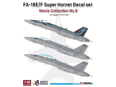 F/A-18e/F Super Hornet Decal Set - Movie Collection No.8 - image 1