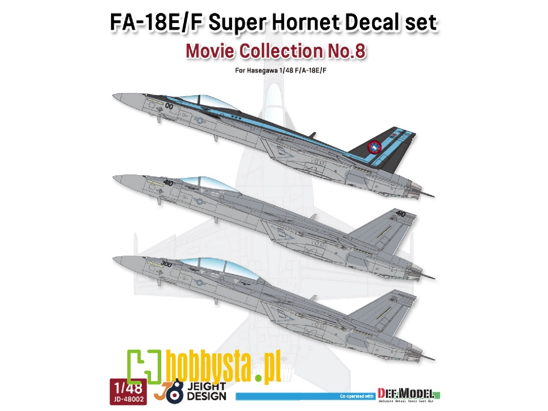 F/A-18e/F Super Hornet Decal Set - Movie Collection No.8 - image 1