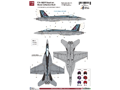 F/A-18e/F Super Hornet Decal Set - Movie Collection No.8 - image 8