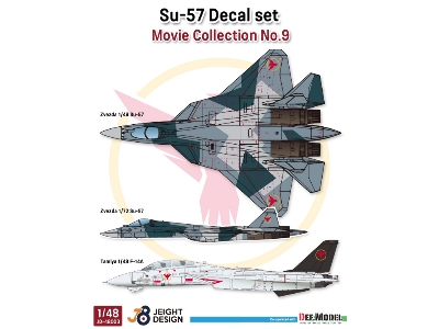 Su-57 Decal Set - Movie Collection No.9 - image 1