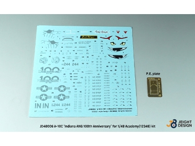 Usaf A-10c 'indiana Ang 100th Anniversary' (For Academy 12348) - image 2