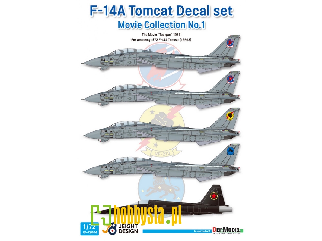 F-14 Decal Set Movie Collection No.1 - image 1