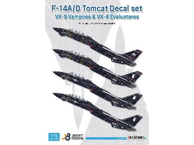 F-14a/D Vx-4 & Vx-9 Decal Set - image 2