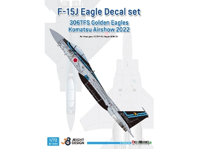 F-15j 306tfs Komatsu Airshow 2022 - Maverick Special Decal Set - image 1