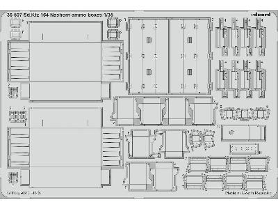 Sd. Kfz.  164 Nashorn ammo boxes 1/35 - BORDER MODEL - image 1