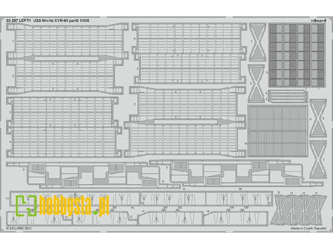 USS Nimitz CVN-68 part 3 1/350 - TRUMPETER - image 1